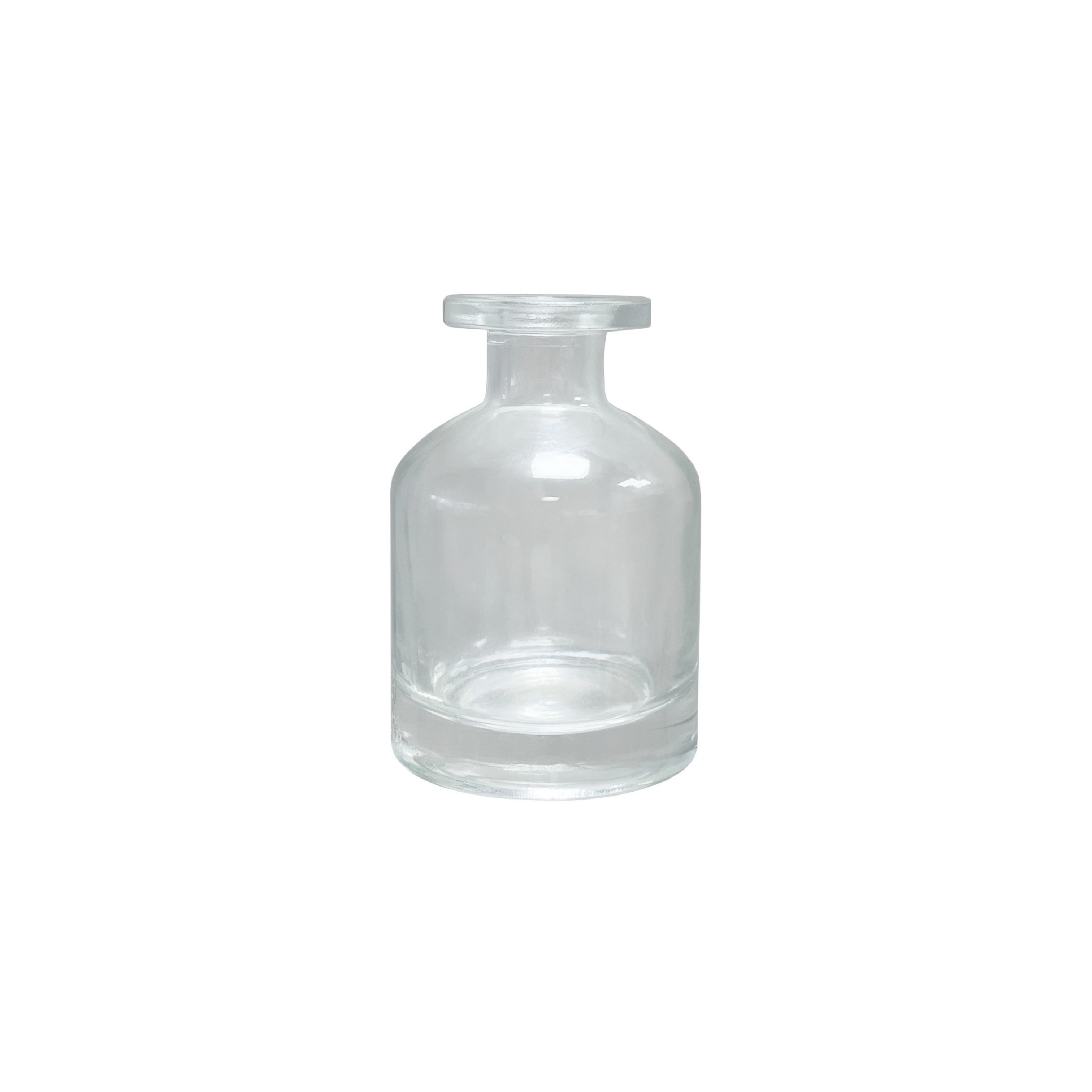 Empty 50ml Transparent Round Air Diffuser Bottles Perfume Aromatherapy Bottle