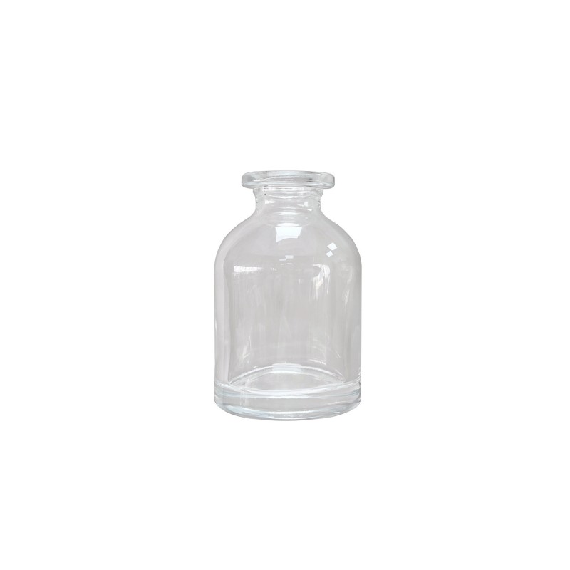 Customized Luxury Clear Room Fragrance 100ML Empty Glass Reed Diffuser Bottle With TPE Cork