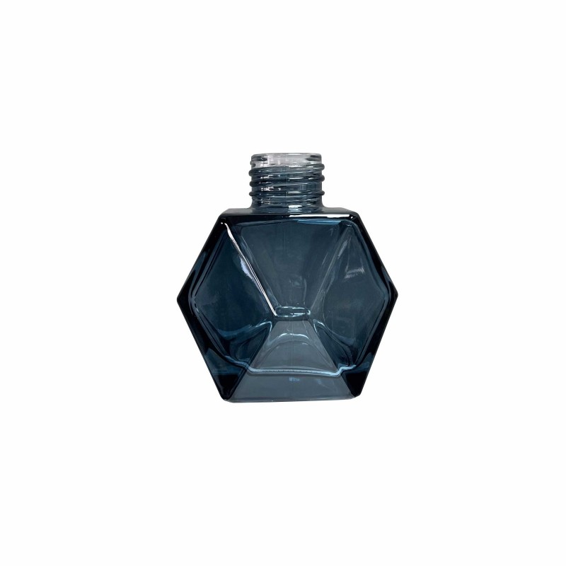 Luxury 100ML Unique Shape Fragrance Reed Diffuser Glass Bottle With Screw Lid