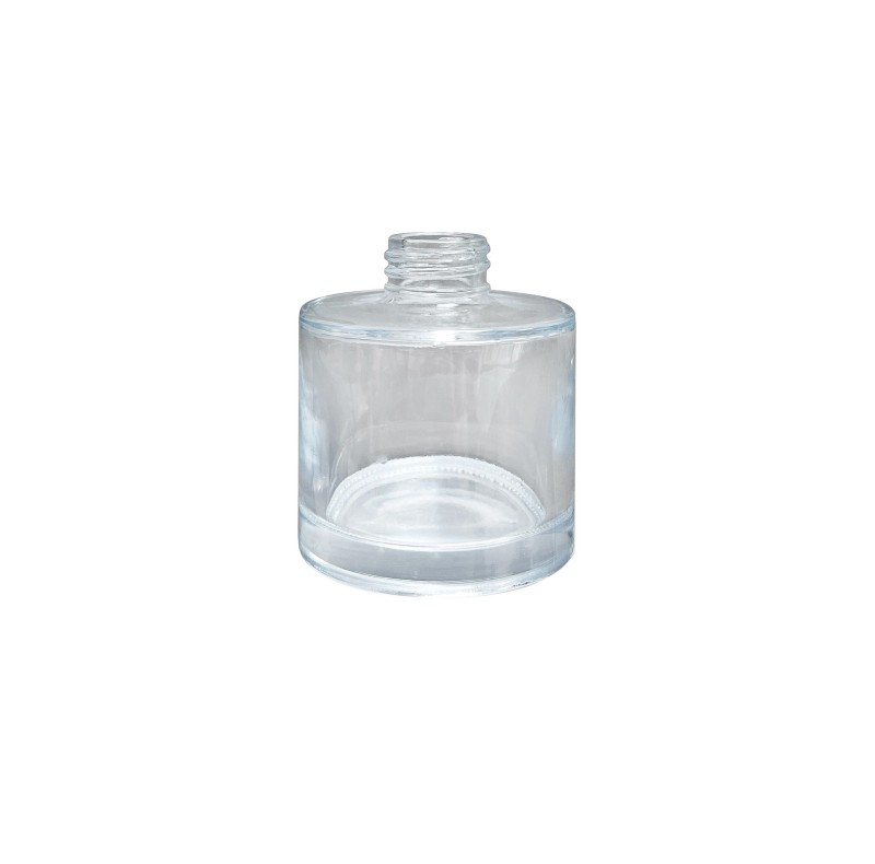 Wholesale Aroma Fresh Air Aromatherapy Clean Glass Diffuser Bottle 130ML Reed Diffuser Cylindrical Empty Bottle