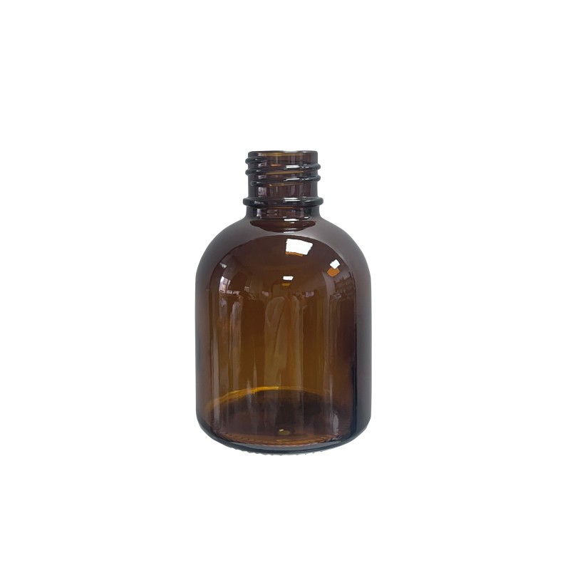 145ML Empty Scent Candle Jars Luxury Glass No Fire Fragrance Refill Boston Water Bottle Set Amber Diffuser Bottles