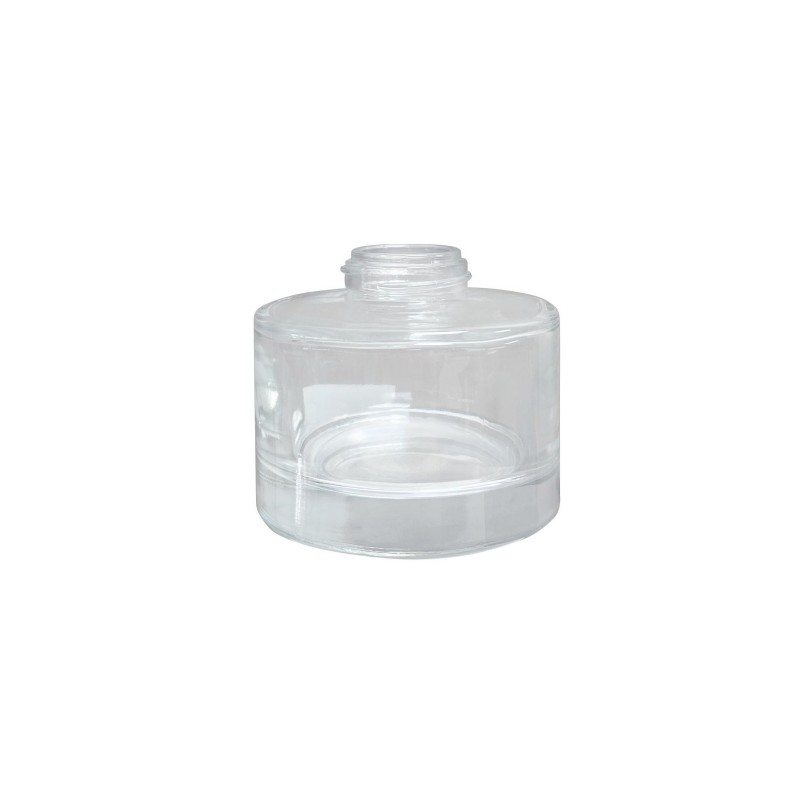 150ml High Quality Clear Aroma Glass Bottle Cylindrical Aroma Diffuser Bottles Round Perfume Bottle with Nature Reed Sticks