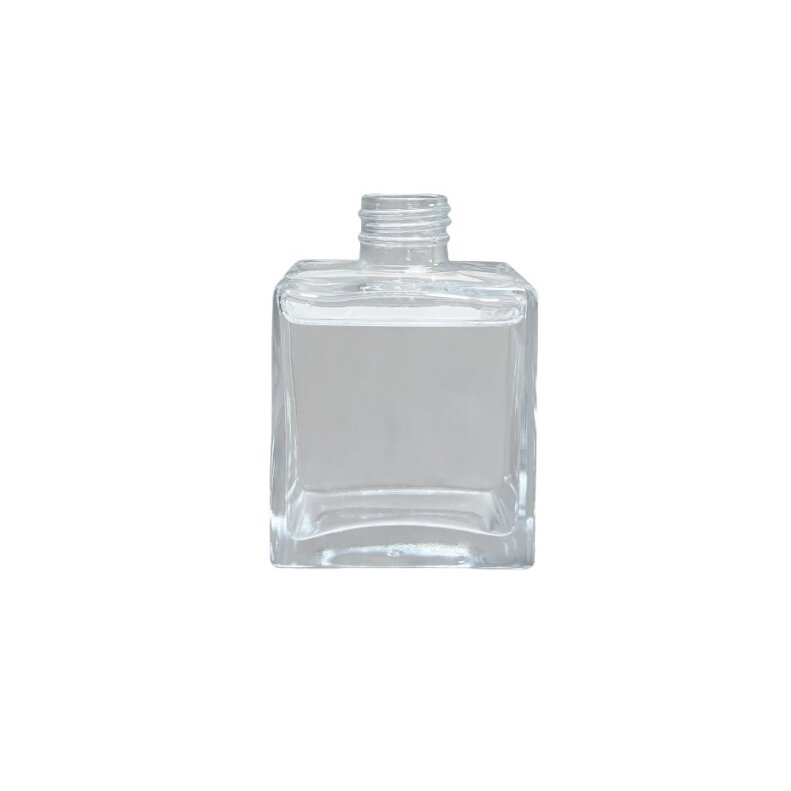 180ML Large Cube square Aroma Reed Spread Incense Glass Diffuser Bottle