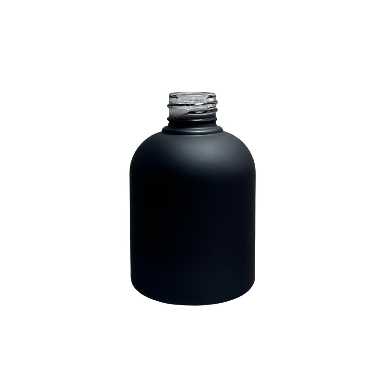 150ML Empty Black Round Reed Diffuser Glass Bottle Aroma Diffuser Bottle with Lids