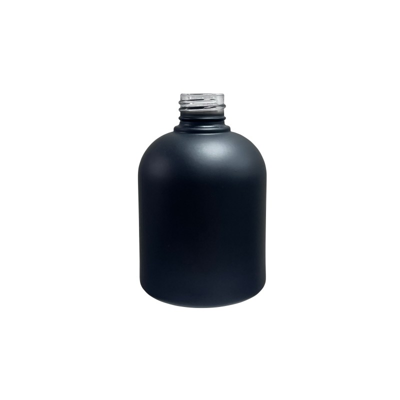 200ML Empty Black Round Reed Diffuser Glass Bottle Aroma Diffuser Bottle with Lids