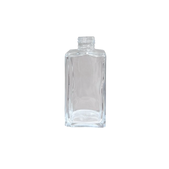 250ML Transparent Square Empty Glass Reed Diffuser Bottles