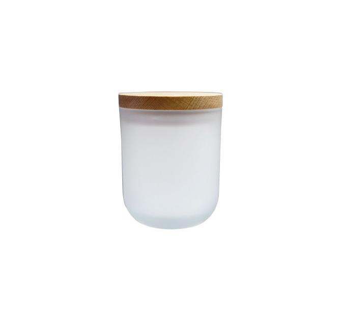 130G Customized Logo Frosted Candle Jars Candle Vessels With Lid for Candle Making