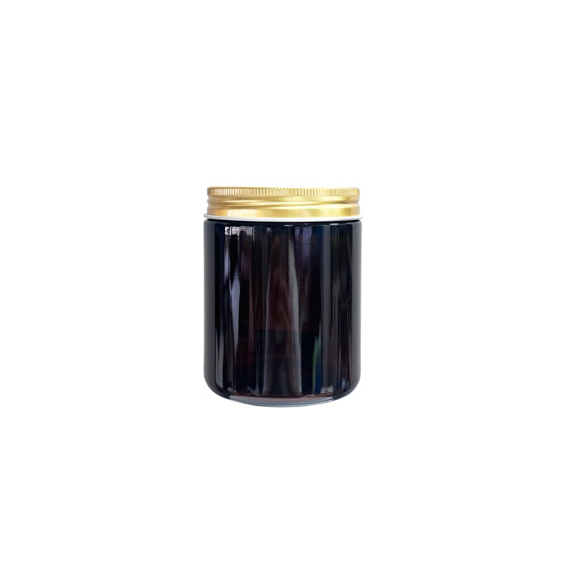 200G Glass Jar Metal Lids Shiny Gold Silver Color for Use Scented Canlde