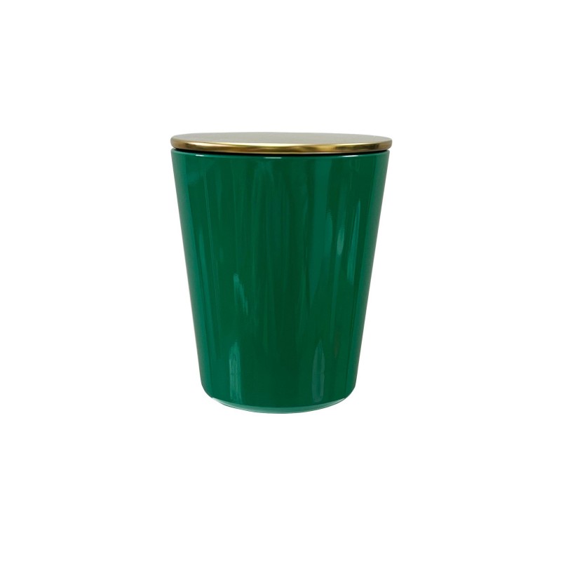 270G Christmas Empty Luxury Glass Candle Jars for Candle Making Candle Container With Lid
