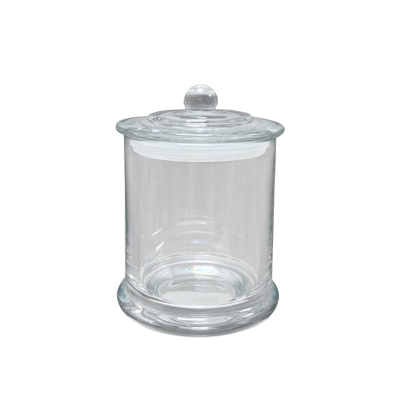 375G Home Decor Luxury Glass Candle Jars Empty Frosted Colored Candle Vessels Candle Jar with Glass Lid