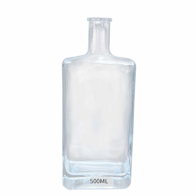 500ML Nordic Gin Whisky Spirits Tequila Vodka Glass Bottle